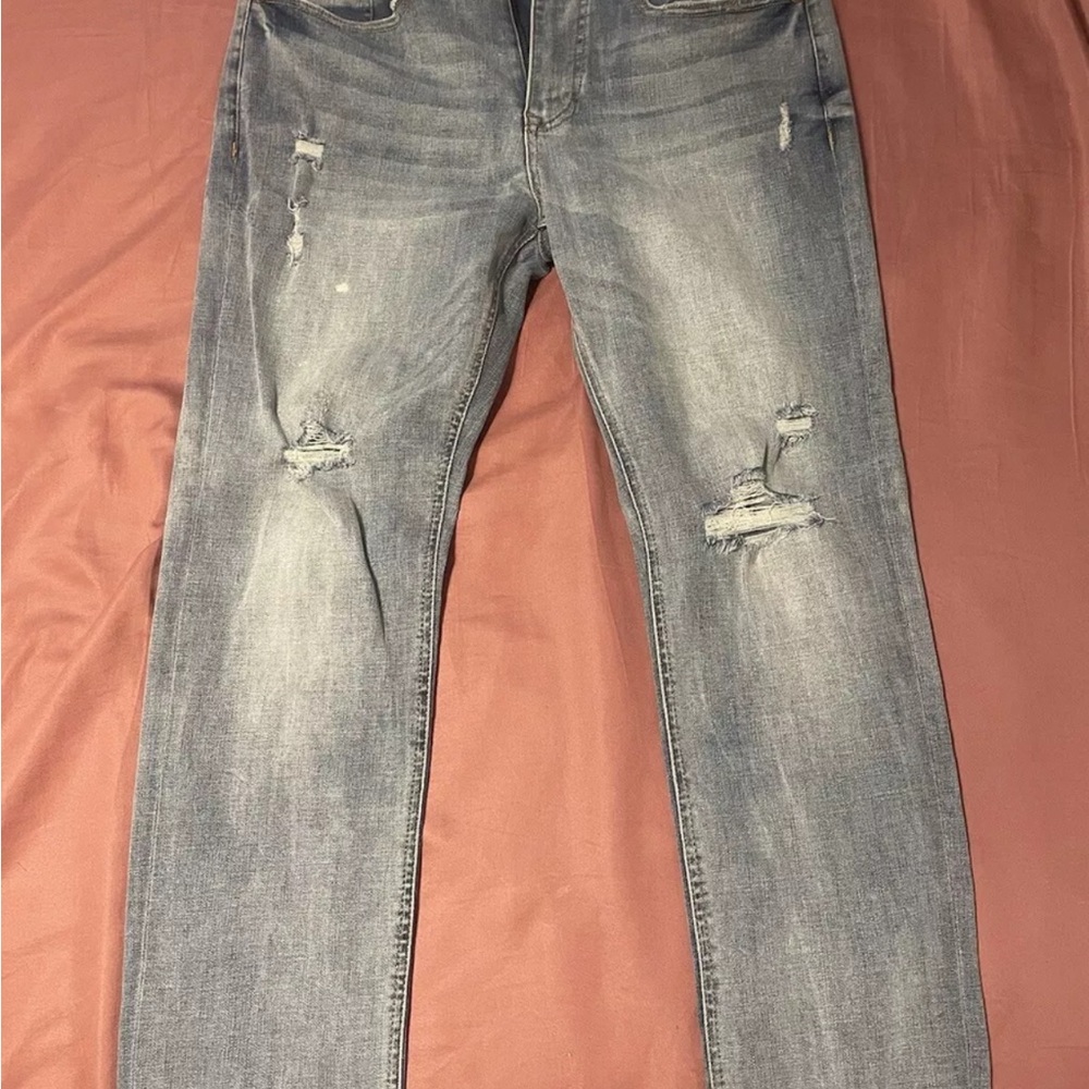 SEVEN7 Jeans Athletic Fit Premium Super Flexible Men 32x30 Distressed Ripped